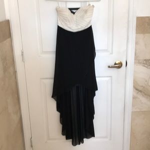 Black and white dress